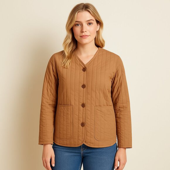 Patagonia Womens Seldom Traveled Quilted Long Sleeve Jacket Spring Fall Casual S - Picture 2 of 12